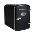Portable Retro 6-Can Mini Fridge EFMIS129, Black