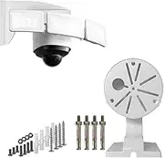 WiTi 4.7 inches Wall Mount Bracket for Dome Security Camera,Deep Base Junction Box Cable Management Mounting Case, CCTV IP Surveillance Cameras Holder Metal Solid Powder Spray Coating