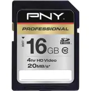 PNY 16G class 10 SD card for Panasonic Lumix GH3 GH2 GH1 G5 GH2K G3 G3K camera