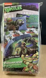 Teenage Mutant Ninja Turtles Nickelodeon Pillowcase Bedding NEW NOS NRFB Raphael