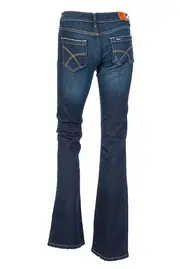 Bumster Bootcut Dark Worn Jeans--RID-054102/147