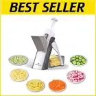 Premium 5-in-1 Kitchen Mandoline Slicer - Adjustable Thickness & Safety Features
