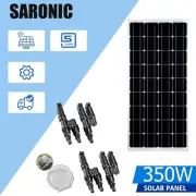 350W Solar Panel 12V 350 Watt Mono Home Off-Grid Caravan Camping Charging Power