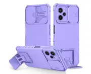 Oppo Realme C35 Case with Slide Camera Cover -Purple