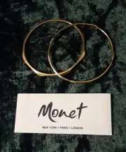 Monet Gold Bangle Set Bracelets New Designer Boxed Gift