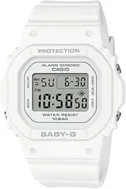 [Casio] Baby-G BGD565U-7D Digital White Strap Women's Watch, White Dial, 42.1 × 37.9 × 11.3 mm