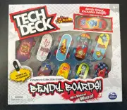 Tech Deck Bendy Boards Collectible Mini Skateboard Erasers- school office supply