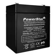 PowerStar 12V 4Ah Battery Replaces UPS Backup 4.5Ah Enduring CB4.5-12