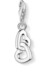 [Thomas Sabo] Club Locked Hearts Charm in Silver