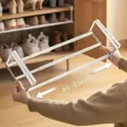 Portable Retractable Shoe Cabinet Under Hanging Shoe Tray Wall Wardrobe