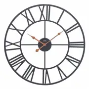 Modern wall clock with quartz movement from AMS AM W9685 NEW