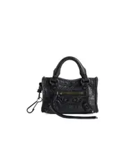 Women's Le City Micro Bag Charm in Black One size black