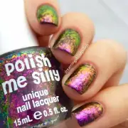 Jinx - FLAKIE Topcoats Color Shifting Polish- Glitter Polish Me Silly