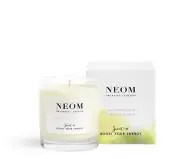 NEOM- Feel Refreshed Scented Candle 1 Wick | Lemon & Basil | Essential Oil Ar...