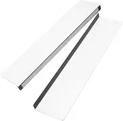 Operitacx Acrylic Memo Boards for Monitor Double Sided Note Holders Adhesive Office Desk Accessory