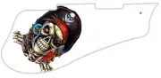 Pickguard Pick Guard 5120 Graphical Graphic Guitar Pirate 1 White
