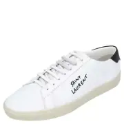 Saint Laurent Men's Court Classic Sneaker In / Black Men White Size 40