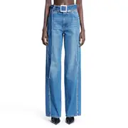 [JEAN PAUL GAULTIER] JEAN PAUL GAULTIER WOMAN BLUE JEANS Blue