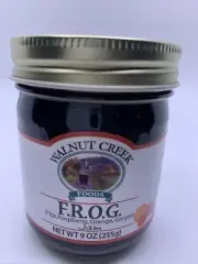 Walnut Creek Frog Jam Figs ,raspberries, Orange & Ginger 9oz B/b 11/25
