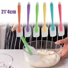 Silicone Batter Mixing Cream Pastry Scraper Butter Mixer Spatula Cake Brushes