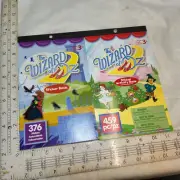 Set of 2 New WIZARD OF OZ stickers & activity books DARICE 2014 toto dorothy