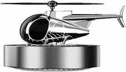 Helicopter Plane Air Freshener – 3.94 Inches Dashboard Solar Rotating Car Perfume – Portable Auto Fragrance Diffuser – Rotating Car Air Freshener, Odor Eliminator For Relaxing, Commuting
