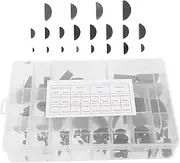 LABRIMP Woodruff Key Assortment Kit Carbon Steel Semicircle Keys for Machinery Repair Ergonomic Design for Easy Use and Convenient Storage