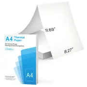 100 Sheets A4 Thermal Printing Paper For Portable Printer Quick Dry Compatib CHW