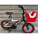 捷安特 GIANT ANIMATOR 12 童車 兒童腳踏車 12吋 黑紅色