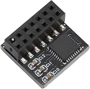 TPM2.0 Module LPC 14Pin Module with SPI Interface, Stable High Safety 0.6in Wide 0.5in Deep 14Pin SPI Module for Motherboard DDR4 Memory