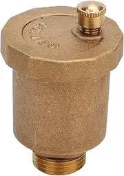 ZenithAur Leak - Proof Exhaust Valve, G1 / 2 Brass Automatic Air Vent Valve with Unidirectional Flow for Reliable Performance