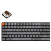 Keychron K3M-B3 K3 Max 75% Low Profile Mechanical Wireless Keyboard - RGB Backlight Gateron Low Profile Brown Switches - 84 Key - Full Assembled - 2.4GHz / Bluetooth - QMK [K3M-B3]