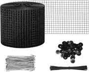 [AUSWAY] Solar Panel Bird Wire Mesh Screen Critter Guard Roll Kit Netting Fence Barrier Proof for Pigeons Rodents Squirrels 40Mx20CM