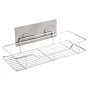 Electroplated Iron Bathroom Shelf Rack Wall Mount Caddy Shower Cosmetic Shampoo Holder Basket Wall Shelves Bathroom Accessories
