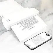 Tattoo Stencil Printer,2-in-1 Portable A4 Thermal Printer,2600mAh Inkless Tattoo Transfer Machine, Compatible with Phone & PC, for Home, Photo, Invoice, Study, Supports Multiple Sizes Thermal Paper(Wh