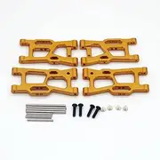 For Wltoys 124008 124010 144001 144002 144010 144016 144018 124016 124017 124018 124019 RC remote control car swing arm parts(Yellow)