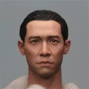 1/6 Scale Tony Leung Chiu Wai Wenwu Head Carved Sculpt Model Toys PVC Man Head