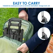 Folding Hand Truck Lightweight Portable Cart with 2/4 Wheels and beKdi