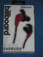Billboard BB711 Bluetooth Wireless Earbuds, Red