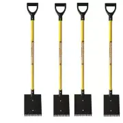MBI Shingle Stripper Roof Shovel Fiberglass Lightweight Long Handle (4-Pack)