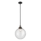 Innovations 20412-LED XXL Beacon Stem Mini Pend, BBR/Seed - 201S-BAB-G204-12-LED