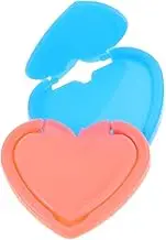 Angoily 2Pcs Diamond Art Light Pad Protector Cover Heart Shaped for Light Pad Durable Button Shield Prevents Accidental Switch Activation for Art