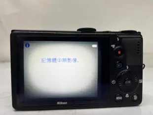 L【小米二店】二手 Nikon CoolPix P310  數位相機 相機 原廠盒裝(螢幕暗角) A