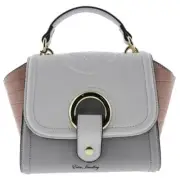 CHRISTIAN LACROIX Mini Satchel Model ALAYNA Cloud/Grey Blue Pink Blush Handbag