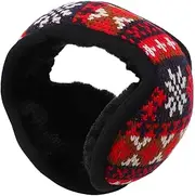 [Holibanna] Warm Winter Earmuff Plush Knitted Ear Warmer for Outdoor Activities Ice Skating Snowboarding