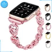 Metal Wrist Strap For Apple Watch 38mm 40mm 41mm Women Luxury Jewelry Fashion