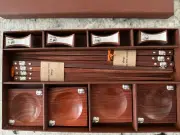 Teak chopsticks set of 4