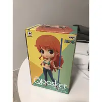 在飛比找蝦皮購物優惠-海賊王 娜美 金證 正版 Qposket 模型 公仔 one