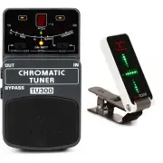 Behringer TU300 Chromatic Tuner Pedal Bundle