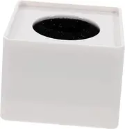 Abaodam Portable Abs Square Microphone Logo Flag Station for Interviews Design Easy to Carry Logo Display for Professional Microphones